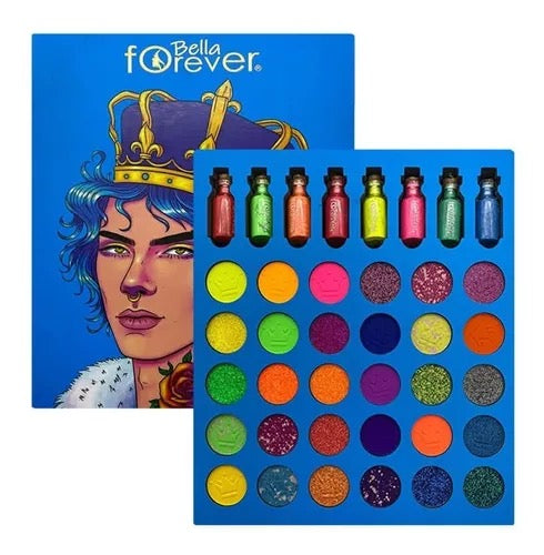 King Eyeshadow Palette with Glitter