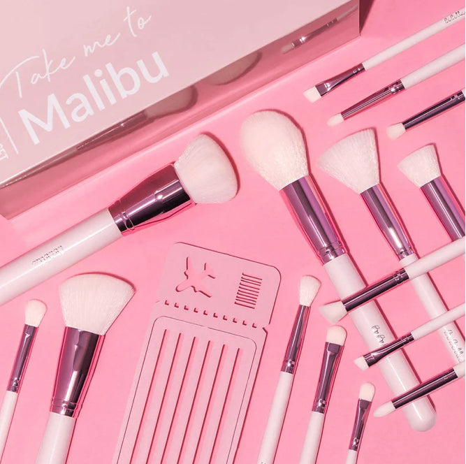 Be Bella Cosmetics Take Me to Malibu 24 pc Brush Set