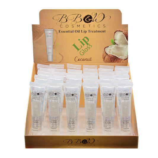 Coconut Lip Gloss Display 36 pcs