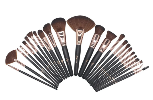 C-LUX 'Chocolate' 24 Pcs Brush Set