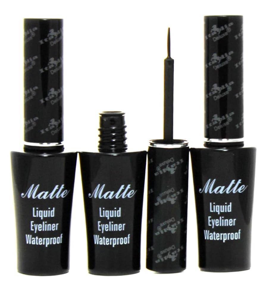 Italia Deluxe Liquid Eyeliner Waterproof Bundle of 6pcs