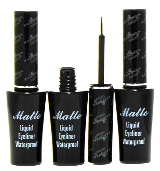 Italia Deluxe Liquid Eyeliner Waterproof Bundle of 6pcs