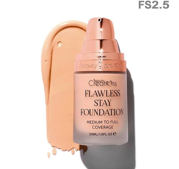 Beauty Creations Flawless Stay Foundation Box of 3 Shades