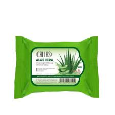 CALLAS Aloe Vera Cleansing & Makeup remover Wipes