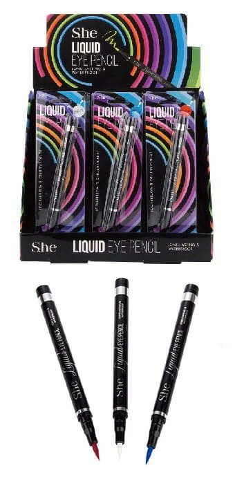 SHE Makeup Liquid Eye pencil 24 pcs Display